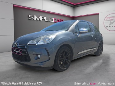 Citroen ds3 vti 120 airdream so chic cuir gps camera occasion avignon (84) simplicicar simplicibike france