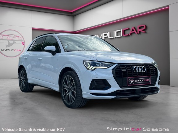 Audi q3 q3 40 tdi 190 stronic7 quattro design luxe - suivi complet/toit pano/cockpit/caméra/ja20 - garantie 12 mois occasion...