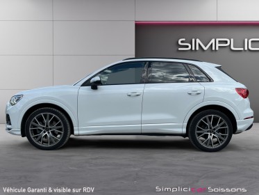Audi q3 q3 40 tdi 190 stronic7 quattro design luxe - suivi complet/toit pano/cockpit/caméra/ja20 - garantie 12 mois occasion...