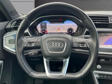 Audi q3 q3 40 tdi 190 stronic7 quattro design luxe - suivi complet/toit pano/cockpit/caméra/ja20 - garantie 12 mois occasion...
