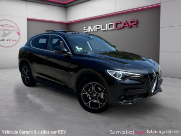 Alfa romeo stelvio 2.2 210 ch q4 at8 lusso garantie 12 mois toit ouvrant / carplay / sieges volant chauff / camera occasion...