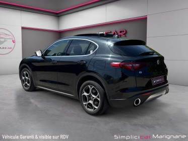 Alfa romeo stelvio 2.2 210 ch q4 at8 lusso garantie 12 mois toit ouvrant / carplay / sieges volant chauff / camera occasion...