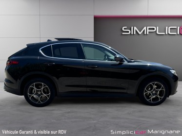 Alfa romeo stelvio 2.2 210 ch q4 at8 lusso garantie 12 mois toit ouvrant / carplay / sieges volant chauff / camera occasion...