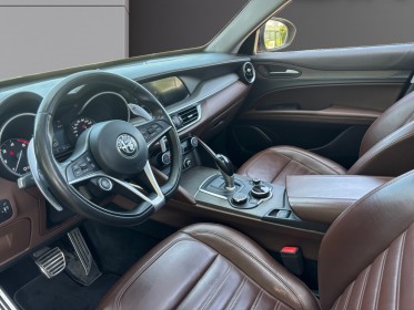 Alfa romeo stelvio 2.2 210 ch q4 at8 lusso garantie 12 mois toit ouvrant / carplay / sieges volant chauff / camera occasion...