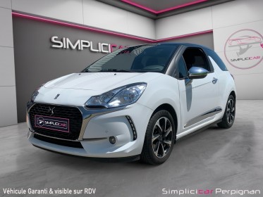 Ds ds 3 bluehdi 100 ss bvm5 connected chic / entretien complet / garantie 12 mois occasion simplicicar perpignan  simplicicar...