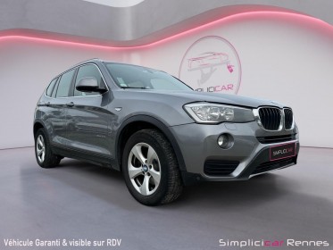 Bmw x3 f25 lci xdrive20d 190ch lounge plus a occasion simplicicar rennes simplicicar simplicibike france