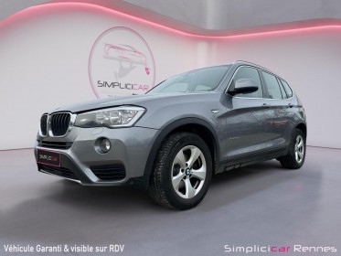 Bmw x3 f25 lci xdrive20d 190ch lounge plus a occasion simplicicar rennes simplicicar simplicibike france