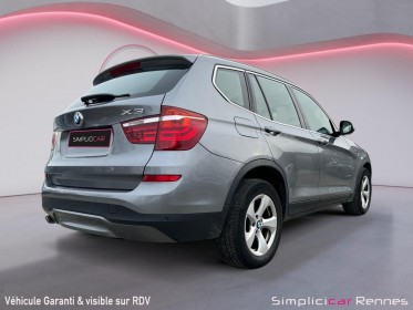 Bmw x3 f25 lci xdrive20d 190ch lounge plus a occasion simplicicar rennes simplicicar simplicibike france
