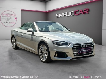 Audi a5 cabriolet 2.0 tfsi 252 quattro s tronic 7 avus - caméra - carplay - sièges électriques à mémoire - garantie...