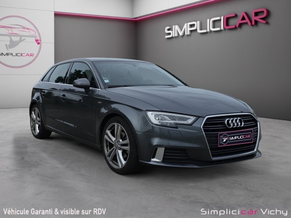 Audi a3 sportback 1.5 tfsi cod 150 ch s tronic 7 s line révisée garantie 12 mois occasion simplicicar vichy simplicicar...