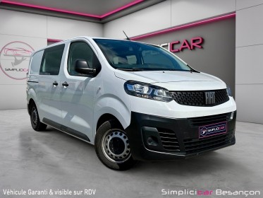 Fiat scudo cabine approfondie repliable bluehdi 120ch / tva recuperable / ss bvm6 occasion simplicicar besanÇon simplicicar...
