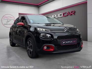 Citroen c3 c3 puretech 110 ss shine courroie neuve caméra de recul carplay garantie 12 mois occasion simplicicar villejuif ...