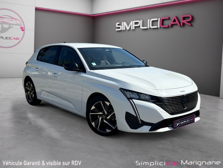 Peugeot 308 puretech 130ch ss eat8 allure pack garantie 12 mois 1ere main carplay / camera 360° / chargeur induction /...