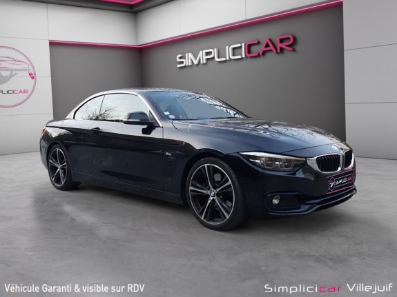 Bmw serie 4 cabriolet f33 lci 430i 252 ch bva8 sport entretien bmw volant chauffant radar de recul affichage tête haute......