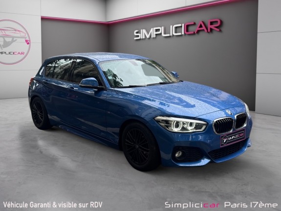 Bmw serie 1 f20 lci 118i 136 ch m sport/sieges sport / dÉmarrage sans clÉ/ garantie 12 mois occasion paris 17ème...