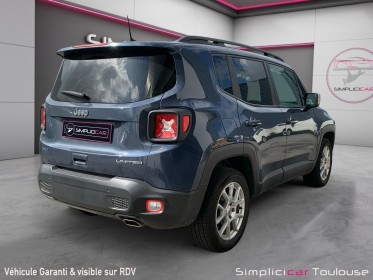 Jeep renegade 1.3 turbo t4 190ch limited 4xe eawd bva6 occasion toulouse (31) simplicicar simplicibike france
