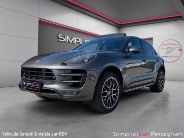 Porsche macan turbo 3.6 v6 400 ch pdk toit ouvrant/caméra/bose/sièges électriques et mémoire/cuir garantie 12 mois...