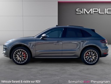 Porsche macan turbo 3.6 v6 400 ch pdk toit ouvrant/caméra/bose/sièges électriques et mémoire/cuir garantie 12 mois...