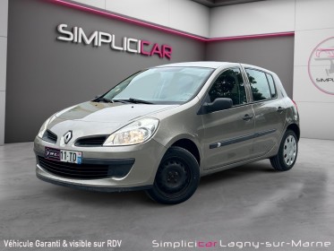 Renault clio iii 1.5 dci 70 eco2 authentique occasion simplicicar lagny  simplicicar simplicibike france