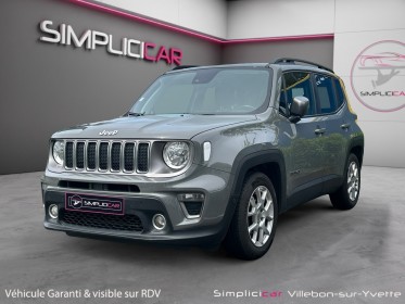Jeep renegade my20 1.0 t3 120 ch limited / garantie 12 mois / cuir / carplay occasion simplicicar villebon-sur-yvette...