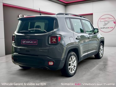 Jeep renegade my20 1.0 t3 120 ch limited / garantie 12 mois / cuir / carplay occasion simplicicar villebon-sur-yvette...