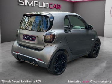 Smart fortwo coupe 0.9 109 ch brabus xclusive - jbl - siège en cuir chauffant - pack stationnement occasion...