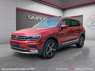 Volkswagen tiguan 2.0 tdi 150 dsg7 4motion carat exclusive 1er main suivi complet vw occasion paris 17ème (75)(porte...