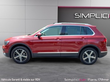 Volkswagen tiguan 2.0 tdi 150 dsg7 4motion carat exclusive 1er main suivi complet vw occasion paris 17ème (75)(porte...
