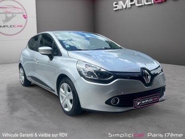 Renault clio iv 1.2 16v 75cv - regulateur de vitesse,grand écran-garantie 12 mois occasion paris 17ème (75)(porte maillot)...