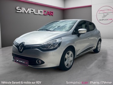 Renault clio iv 1.2 16v 75cv - regulateur de vitesse,grand écran-garantie 12 mois occasion paris 17ème (75)(porte maillot)...