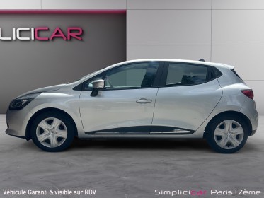 Renault clio iv 1.2 16v 75cv - regulateur de vitesse,grand écran-garantie 12 mois occasion paris 17ème (75)(porte maillot)...