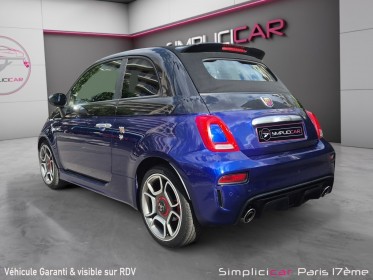 Abarth 595 my16 1.4 turbo 16v t-jet 145 ch bva5 cabriolet occasion paris 17ème (75)(porte maillot) simplicicar simplicibike...