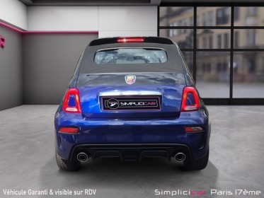 Abarth 595 my16 1.4 turbo 16v t-jet 145 ch bva5 cabriolet occasion paris 17ème (75)(porte maillot) simplicicar simplicibike...