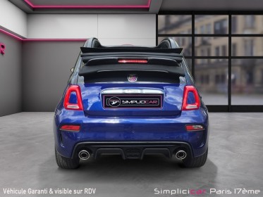 Abarth 595 my16 1.4 turbo 16v t-jet 145 ch bva5 cabriolet occasion paris 17ème (75)(porte maillot) simplicicar simplicibike...