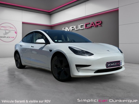 Tesla model 3 autonomie standard plus rwd / sièges chauffants / garantie tesla batterie jusqu'en 2029 occasion simplicicar...