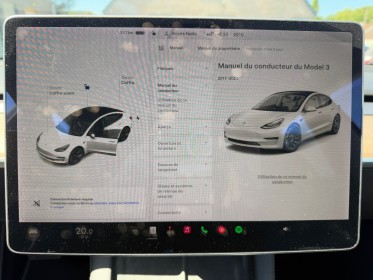 Tesla model 3 autonomie standard plus rwd / sièges chauffants / garantie tesla batterie jusqu'en 2029 occasion simplicicar...