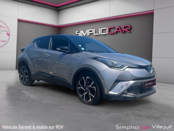 Toyota c-hr hybride 122h graphic, garantie 12 mois, entretenue chez toyota, caméra de recule, pack jbl, radar av  et ar...