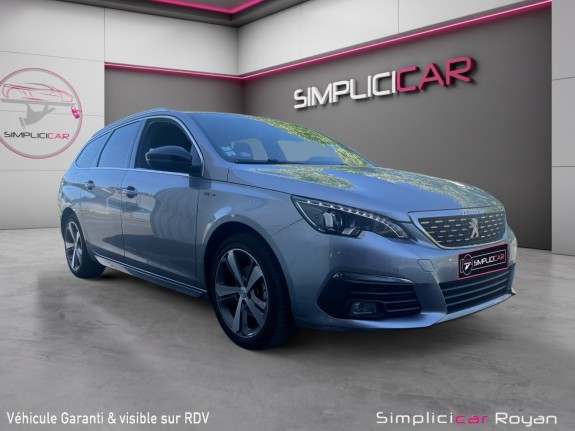 Peugeot 308 sw 130ch eat 8 rapports gt line origine  entretien complet peugeot saintes garanti 12 mois occasion simplicicar...