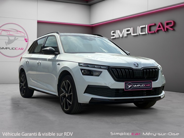 Skoda kamiq 1.0 tsi evo 110 ch dsg7 monte-carlo / garantie 12 mois occasion simplicicar mery-sur-oise simplicicar... Skoda kamiq 1.0 tsi evo 110 ch dsg7 monte-carlo / garantie 12 mois occasion simplicicar mery-sur-oise simplicicar...