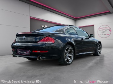 Bmw serie 6 e63 650i 367 ch exclusive a garantie 1 an occasion simplicicar royan simplicicar simplicibike france