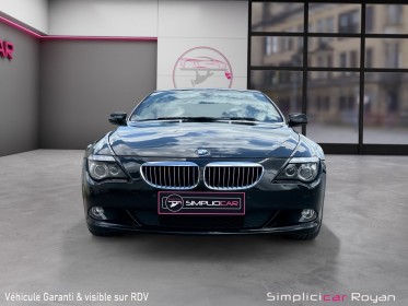 Bmw serie 6 e63 650i 367 ch exclusive a garantie 1 an occasion simplicicar royan simplicicar simplicibike france