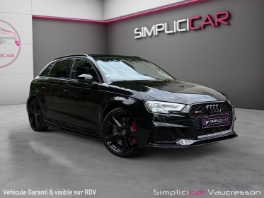Audi rs3 sportback 2.5 tfsi 400 s tronic 7 quattro occasion simplicicar vaucresson simplicicar simplicibike france