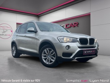 Bmw x3 f25 lci xdrive20d 190ch lounge garantie 12 mois occasion simplicicar lyon nord  simplicicar simplicibike france