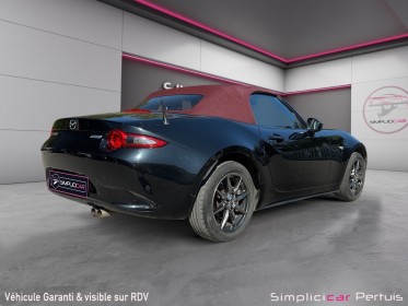 Mazda mx-5 1.5 skyactiv 131 ch // cherry top / bose / sieges chauffants /gps / garantie 12 mois occasion simplicicar pertuis ...