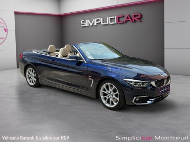 Bmw serie 4 cabriolet f33 lci 430i 252 ch bva8 luxury/ full entretien bmw/carplay/sellerie cuir occasion montreuil (porte de...