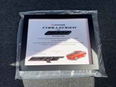 Dodge challenger srt/8 6.1 first edition  sièges électriques et chauffants  12 mois garantie occasion simplicicar vernon...