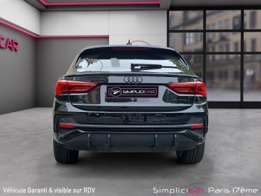 Audi q3 sportback 45 tfsie  245 ch s tronic 6 s line 1er main tva recuperable occasion paris 17ème (75)(porte maillot)...