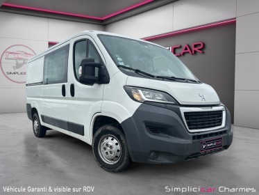 Peugeot boxer fourgon vitre 335 l2h2 2.0 bluehdi 130 ss pro garantie 12 mois occasion simplicicar charmes simplicicar...