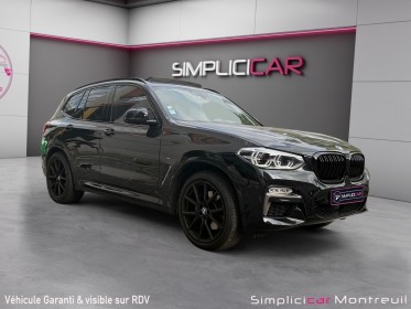 Bmw x3 g01 m40d 326ch bva8 pack m interieur exterieur/ harman kardon/ camera 360 occasion montreuil (porte de vincennes)(75)...