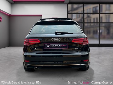 Audi a3 sportback ambition luxe 1.6 tdi 110ch boite auto - toit ouvrant - carplay - faible km - occasion simplicicar...